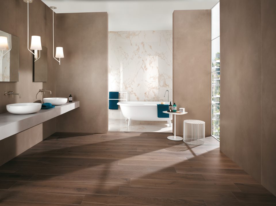 Nuove superfici donano stile al bagno