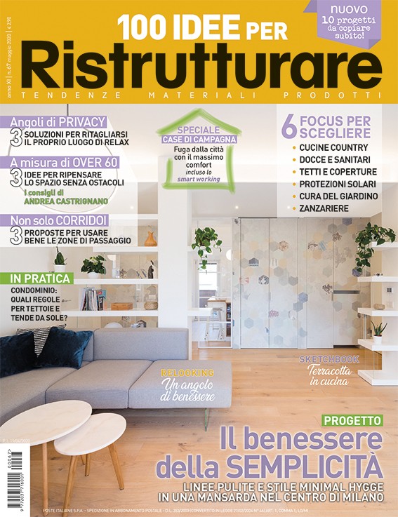 100 IDEE per Ristrutturare – E’ in edicola il numero di Maggio 2020