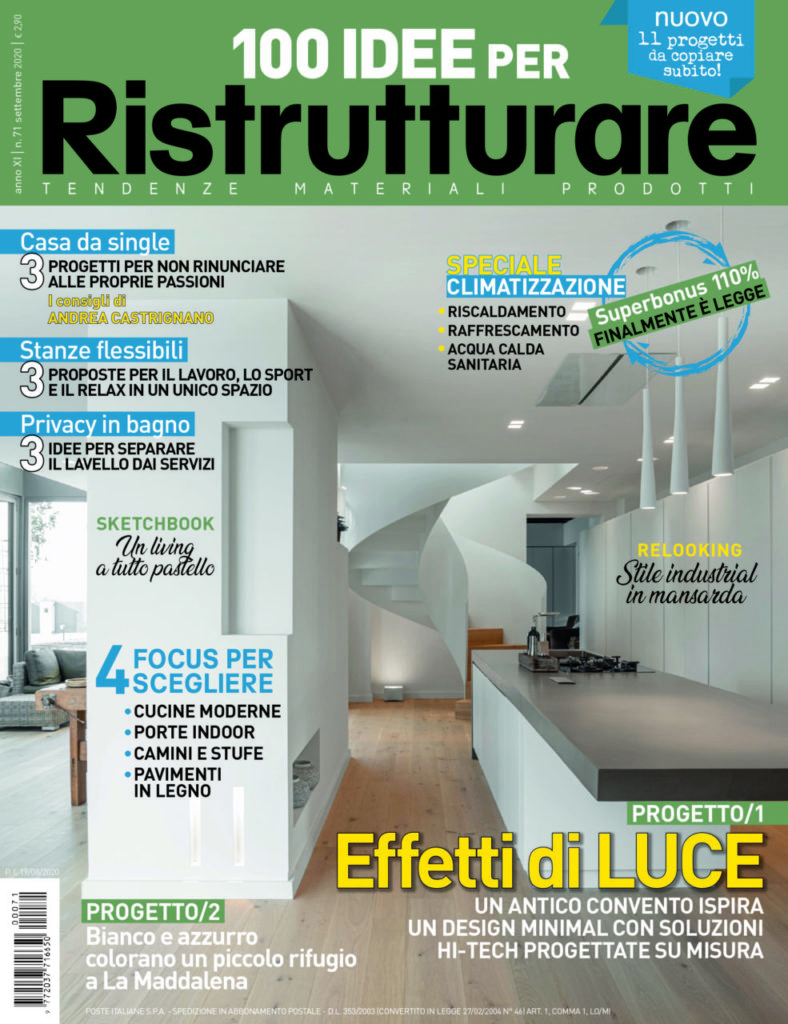 100 IDEE per Ristrutturare – E’ in edicola il numero di Settembre 2020