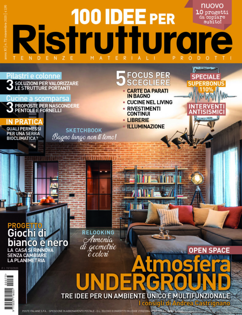 100 IDEE per Ristrutturare – E’ in edicola il numero di Novembre 2020