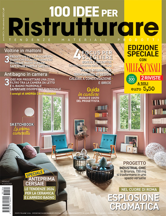 100 IDEE per Ristrutturare – E’ in edicola il numero di Settembre 2023