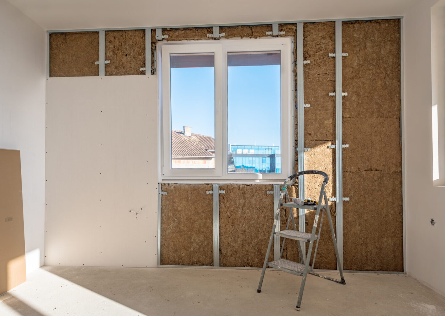 cappotto termico interno per l'isolamento dell'involucro verticale
