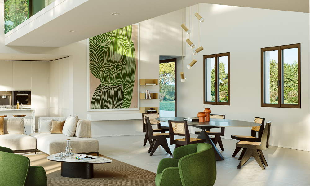 infissi con profili in pvc VEKA, per isolare casa con stile