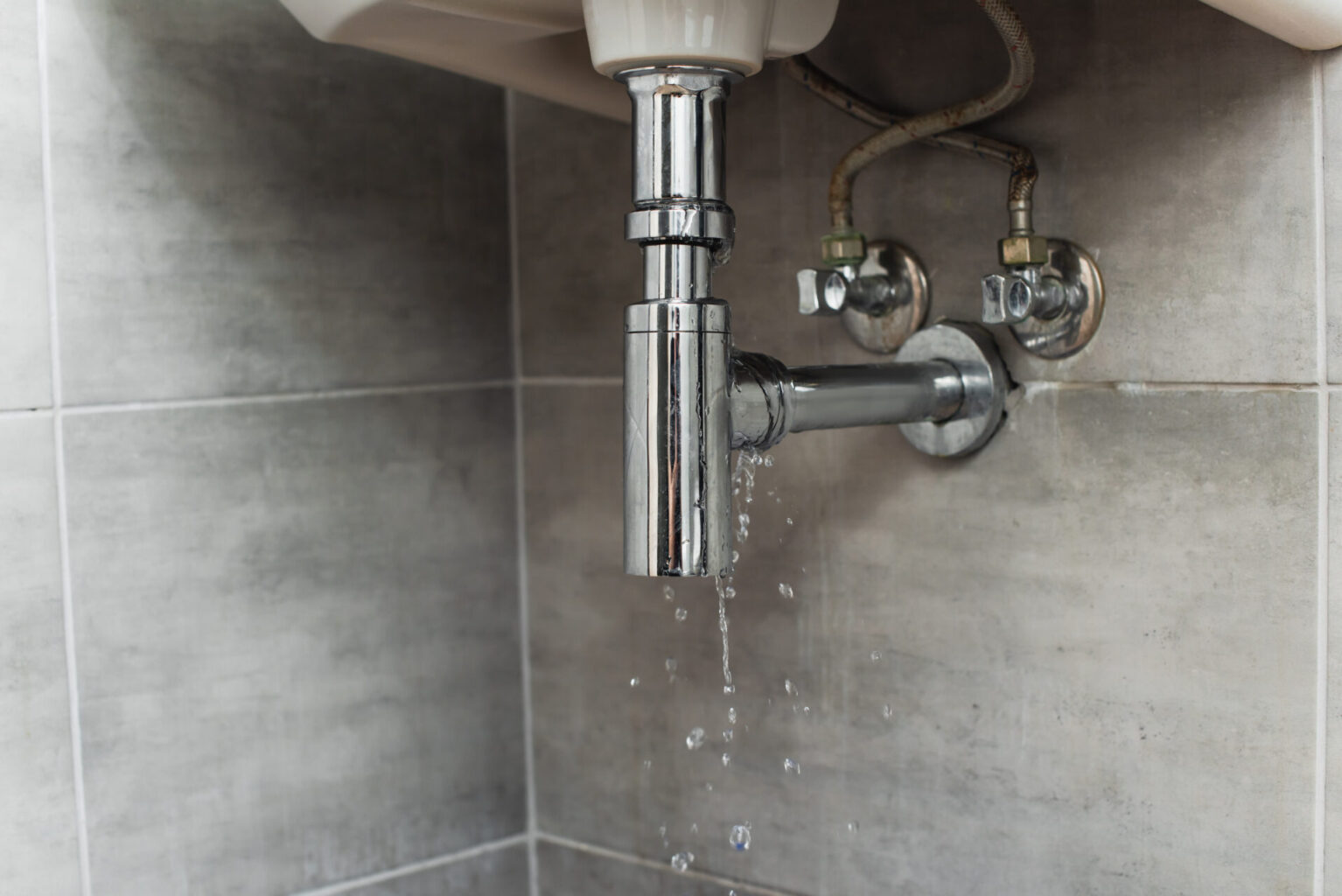 Perdite d'acqua dal soffione del rubinetto