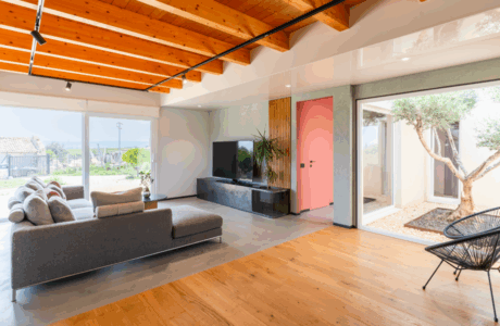 infissi in pvc wnd-progetto casa in sicilia-living