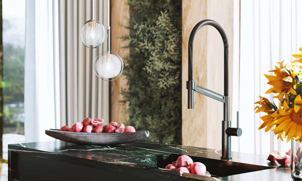 rubinetteria da cucina GRAFF: la collezione futurismo