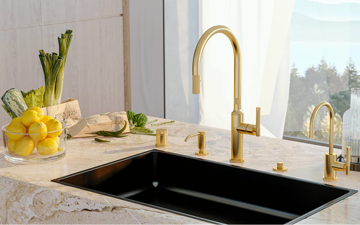 Si ispira alle iconiche moto la linea di rubinetteria da cucina Harley.