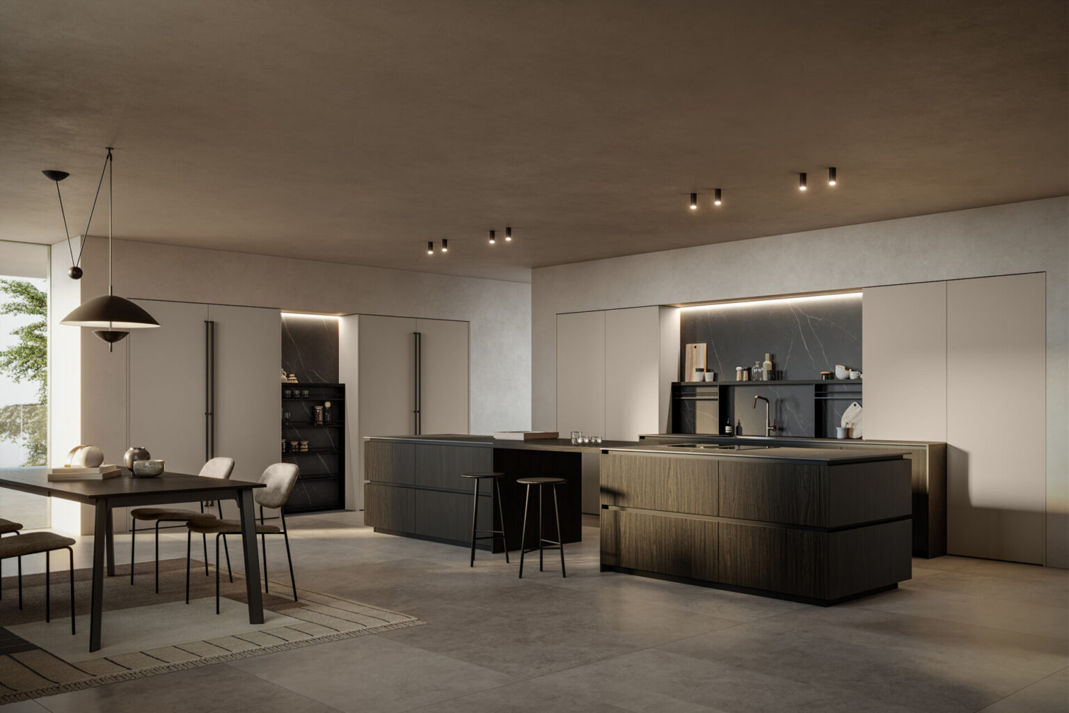 La lavanderia in cucina