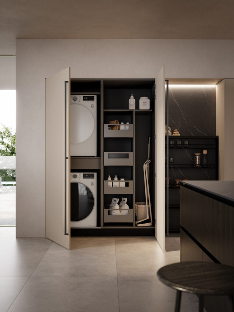 La lavanderia in cucina