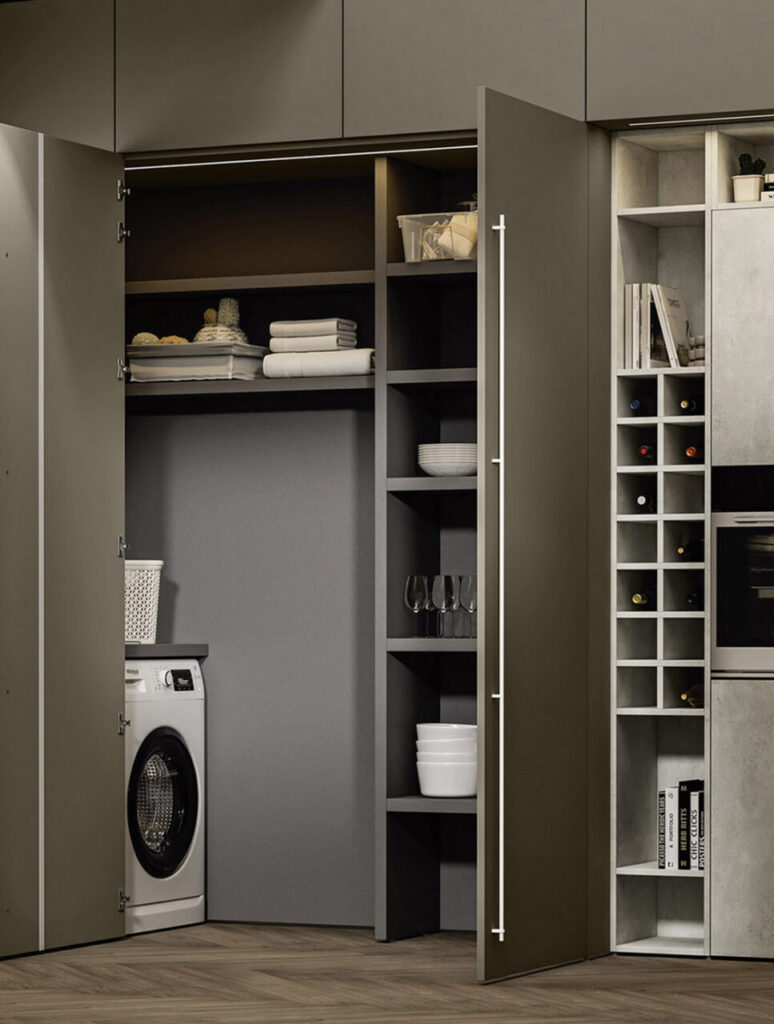 La lavanderia in cucina