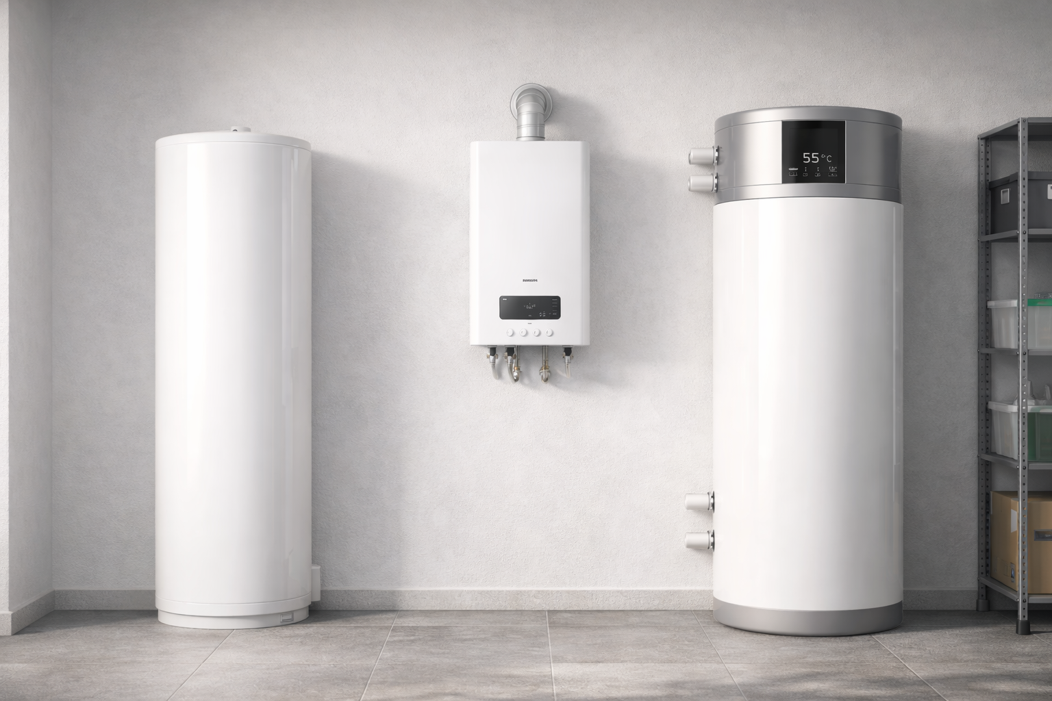 Confronto tra scaldabagno a pompa di calore e altri generatori acs