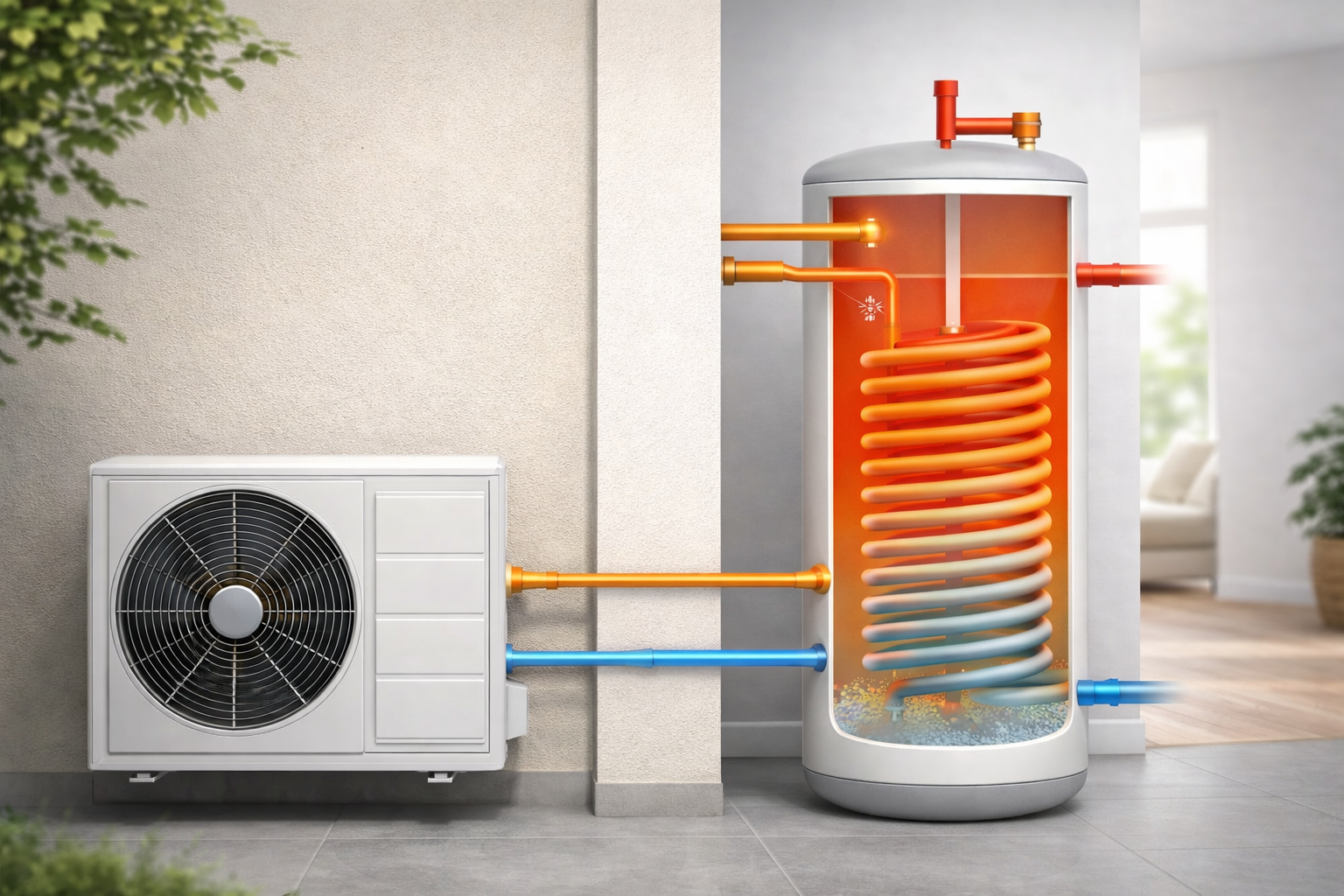 Funzionamento dello scaldabagno a pompa di calore