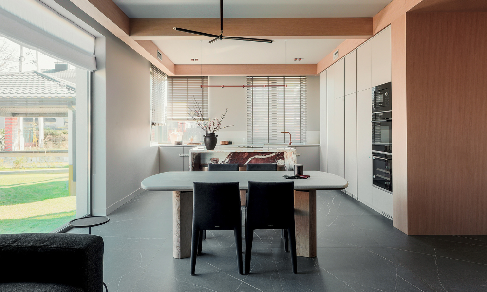 3 idee in cui le venature del marmo creano suggestive atmosfere