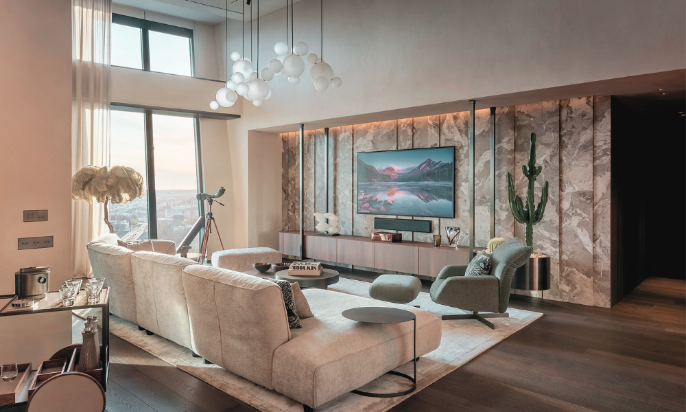3 idee in cui le venature del marmo creano suggestive atmosfere