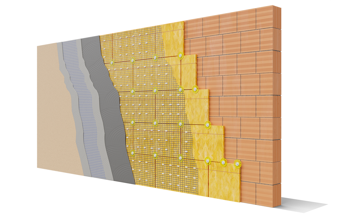 lana minerale saint-gobain: il sistema webertherm robusto universal